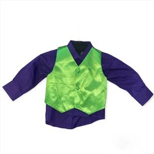 3T KID DIY JOKER HALLOWEEN COSTUME NWT